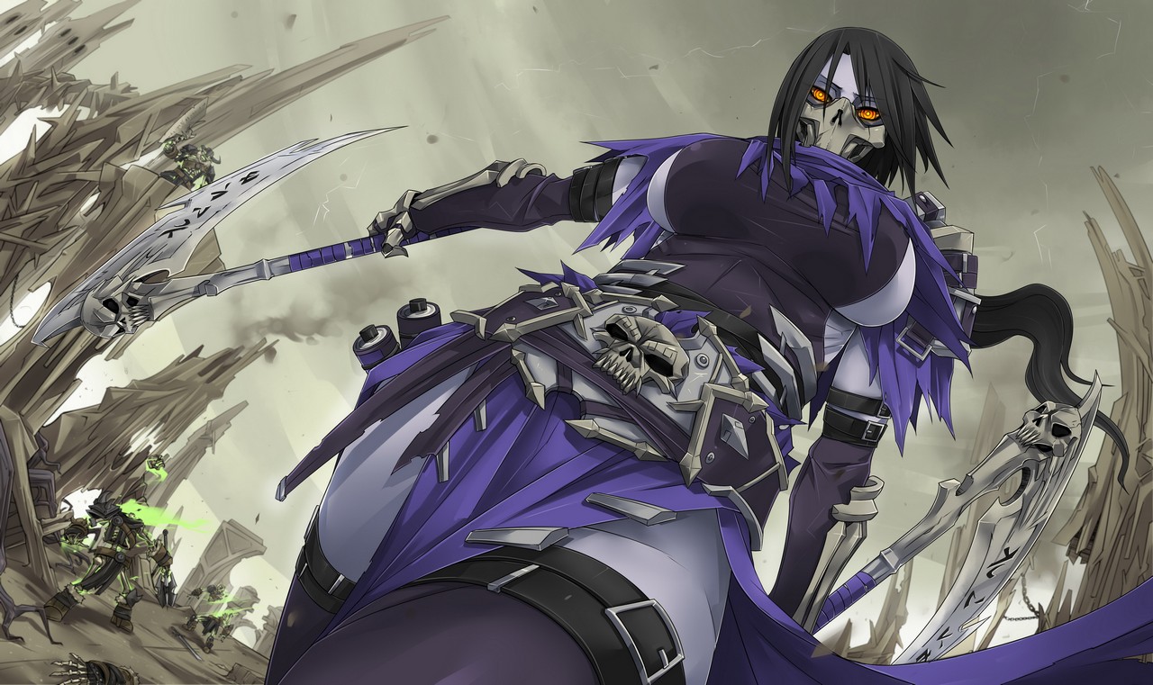 Akali Death Darksiders By Exaxuxe