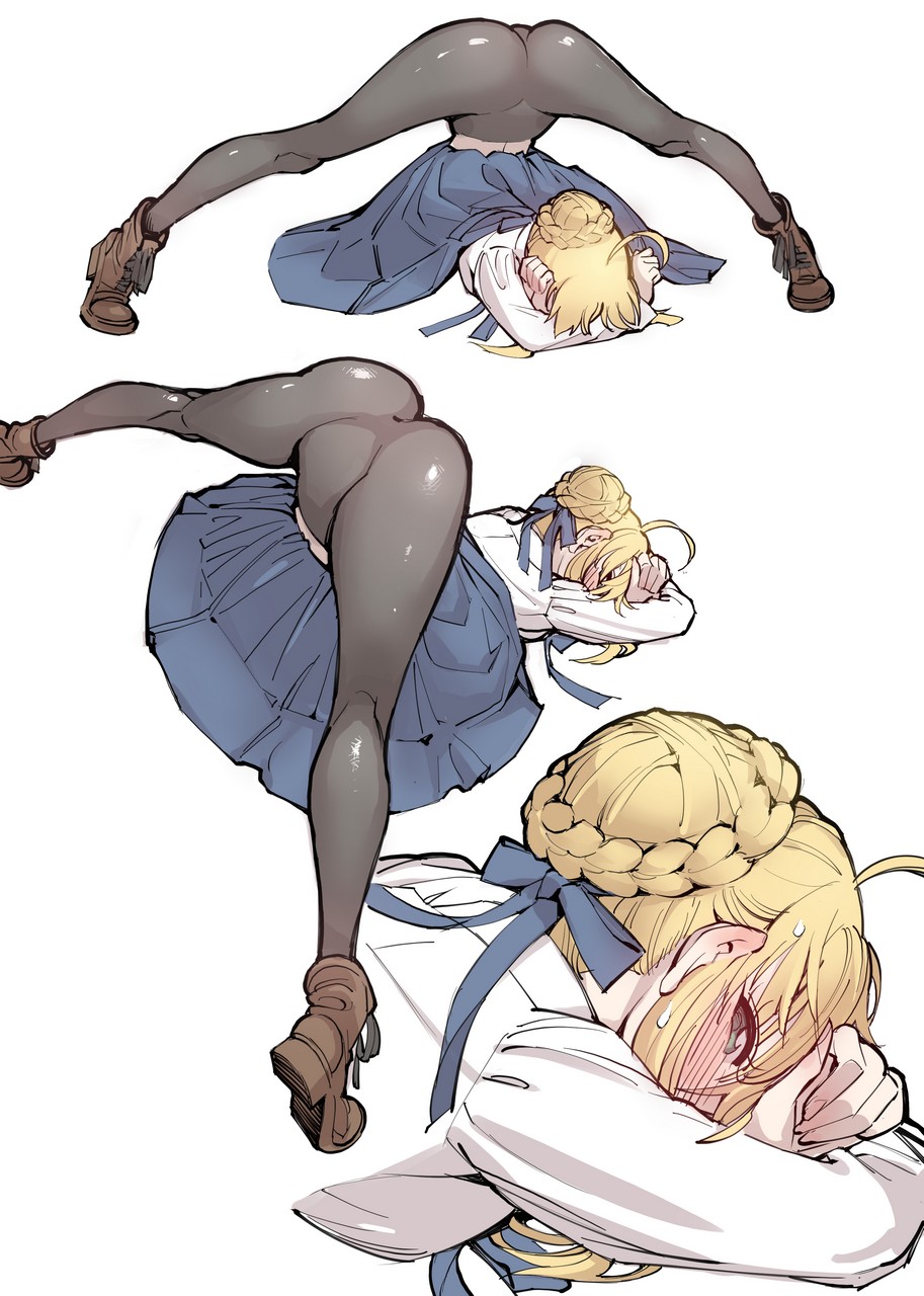 Artoria Finds This So Embarrassing Little Mojoi Fate Thighdeolog