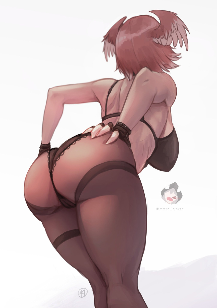 Black Lingerie Mythicarts Thighdeolog