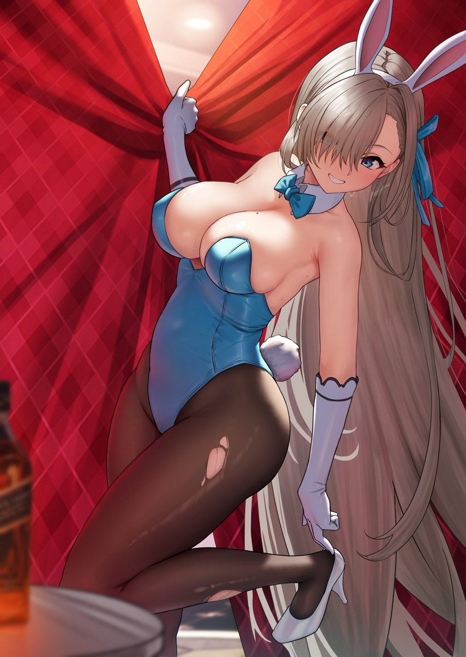 Bunny Asuna Blue Archive Thighdeolog