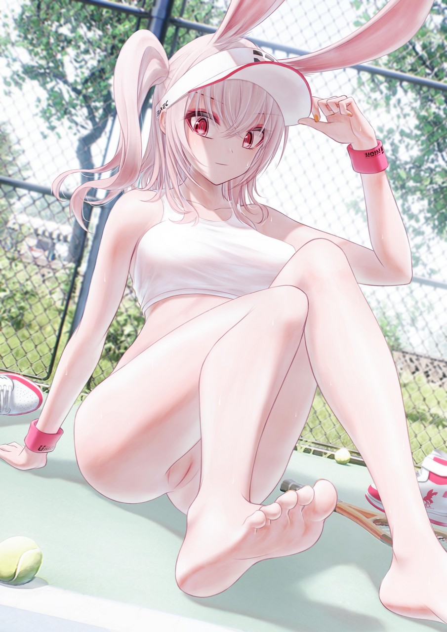 Bunny Girl Plays Tennis Bottomless On A Hot Day Li Se Artists Oc Bae C Thighdeolog