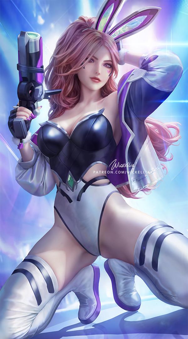 Bunny Miss Fortune League Of Legends Wickellia Thighdeolog