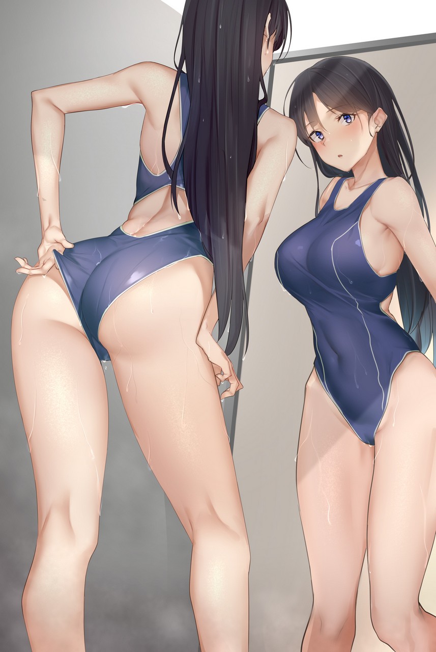 Checking If Her Swimsuit Fits Thighdeolog