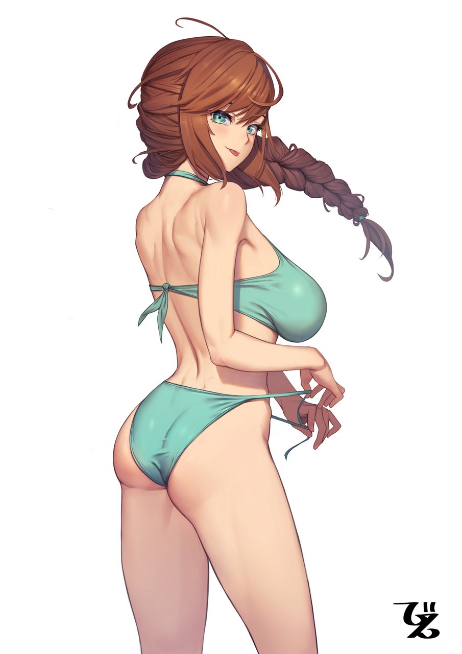 Green Swimsuit Thighdeolog