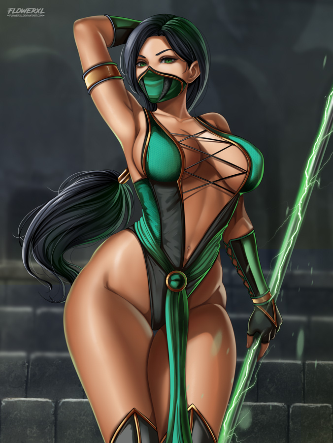 Jade Mortal Kombat Flowerxl Thighdeolog