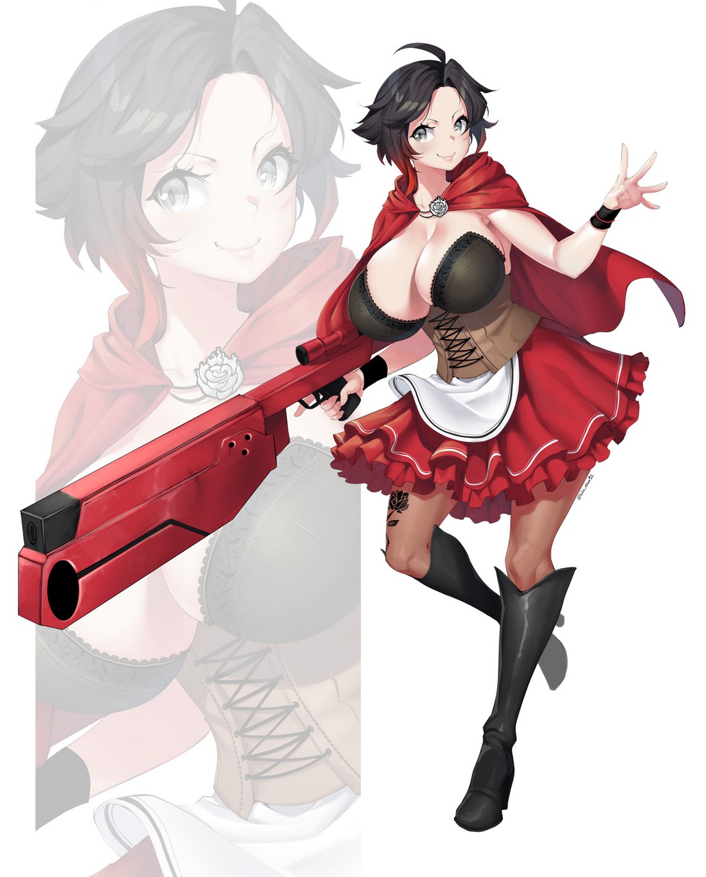 Little Red Riding Hood Character Ruby Rose By Lulu Chan