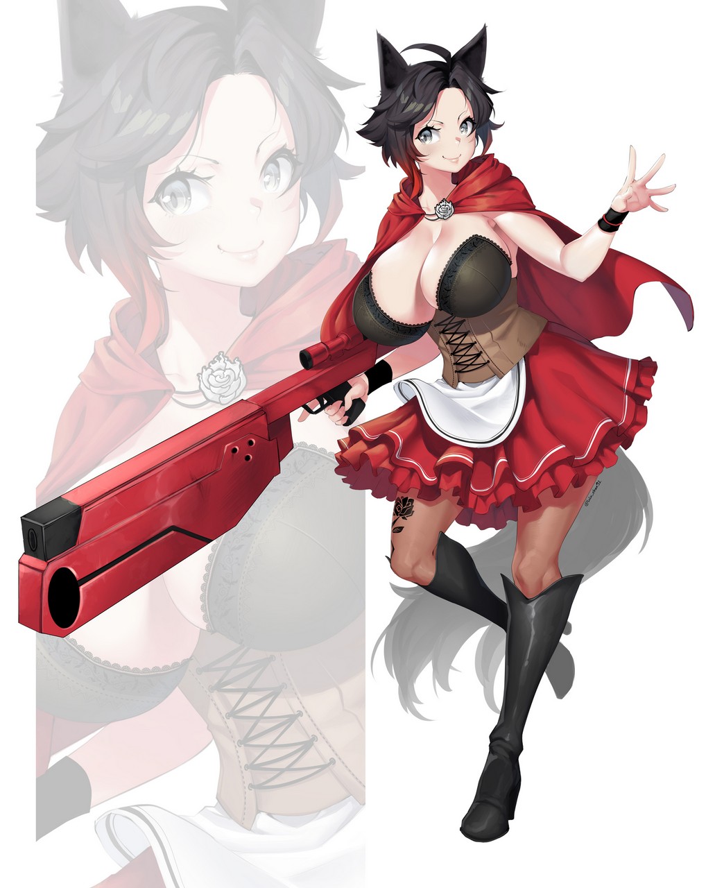 Little Red Riding Hood Character Ruby Rose By Lulu Chan