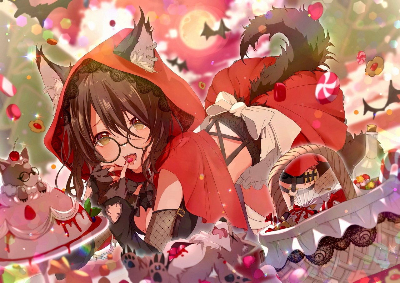 Little Red Riding Hood Character Yuzuki Uru By Peach Punc