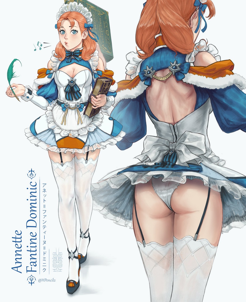 Maid Annette Hpencil Thighdeolog