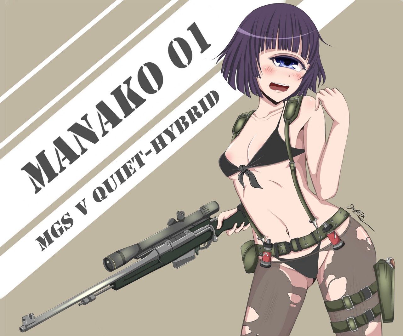 Manako Quiet Metal Gear Solid By Jay87k