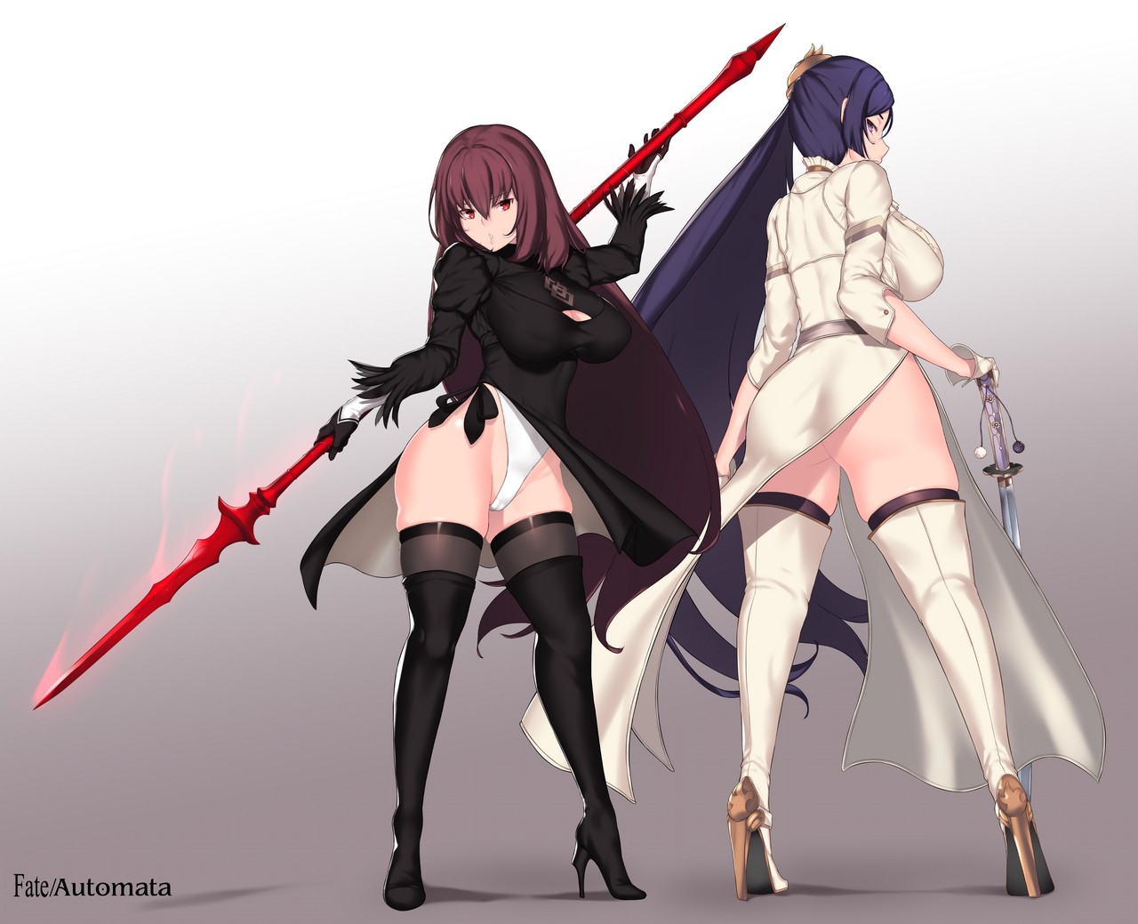Minamoto No Raikou Fate Grand Order Scathach Fate Grand Order Yorha No 2 Type B By Aster Crowley