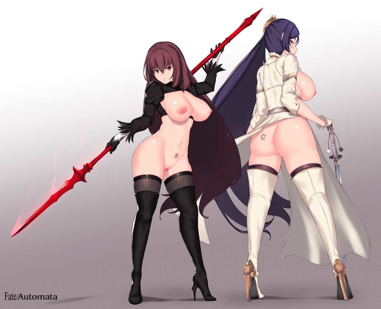Minamoto No Raikou Fate Grand Order Scathach Fate Grand Order Yorha No 2 Type B By Aster Crowley