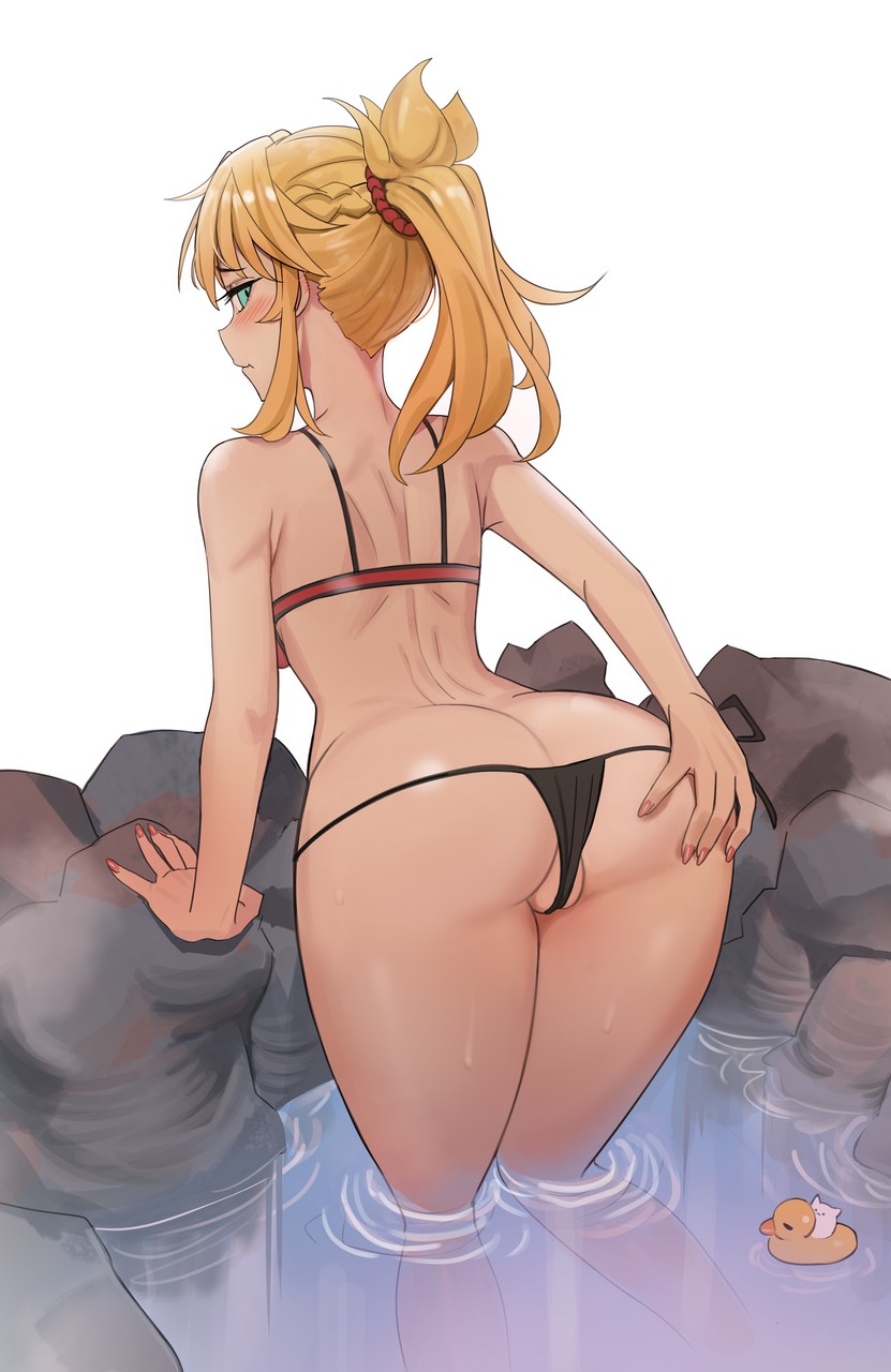 Mordred In A Hot Spring Fate Thighdeolog