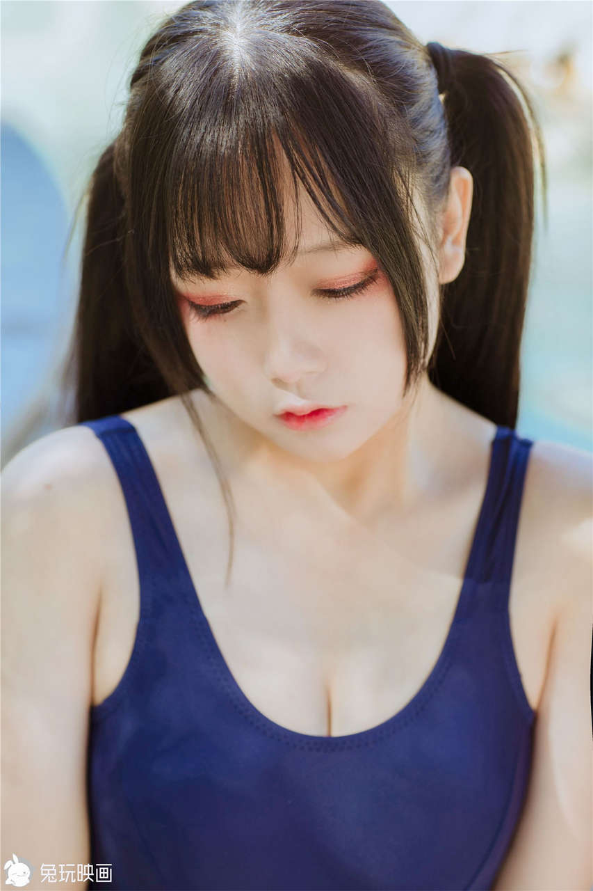 Rabbit Play Picture Summer Swimsuit Vol 044 Spa Bath