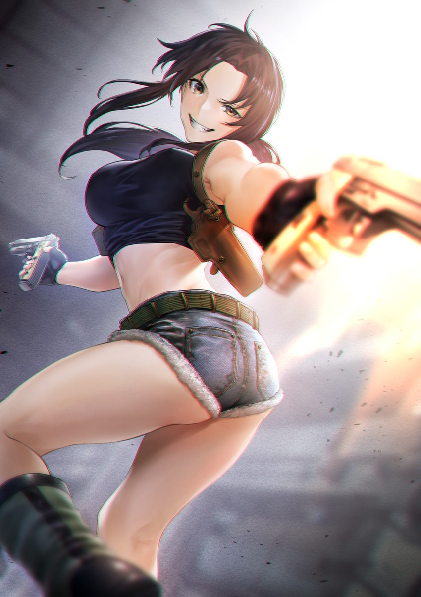 Revy Is A Dual Wielder Thighdeolog