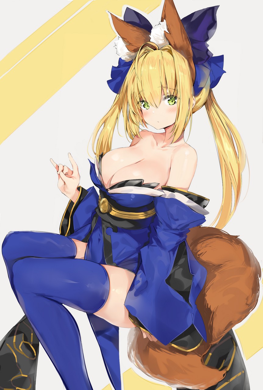 Saber Extra Tamamo No Mae By Silver Chenwe