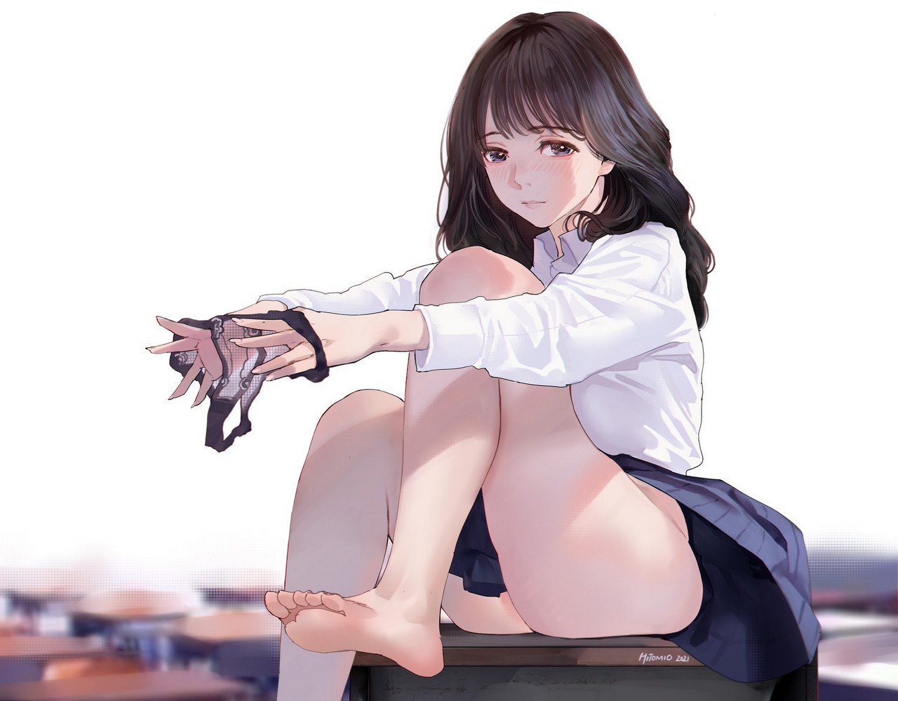 Shy To Show Her Majestic Thighs Thighdeolog
