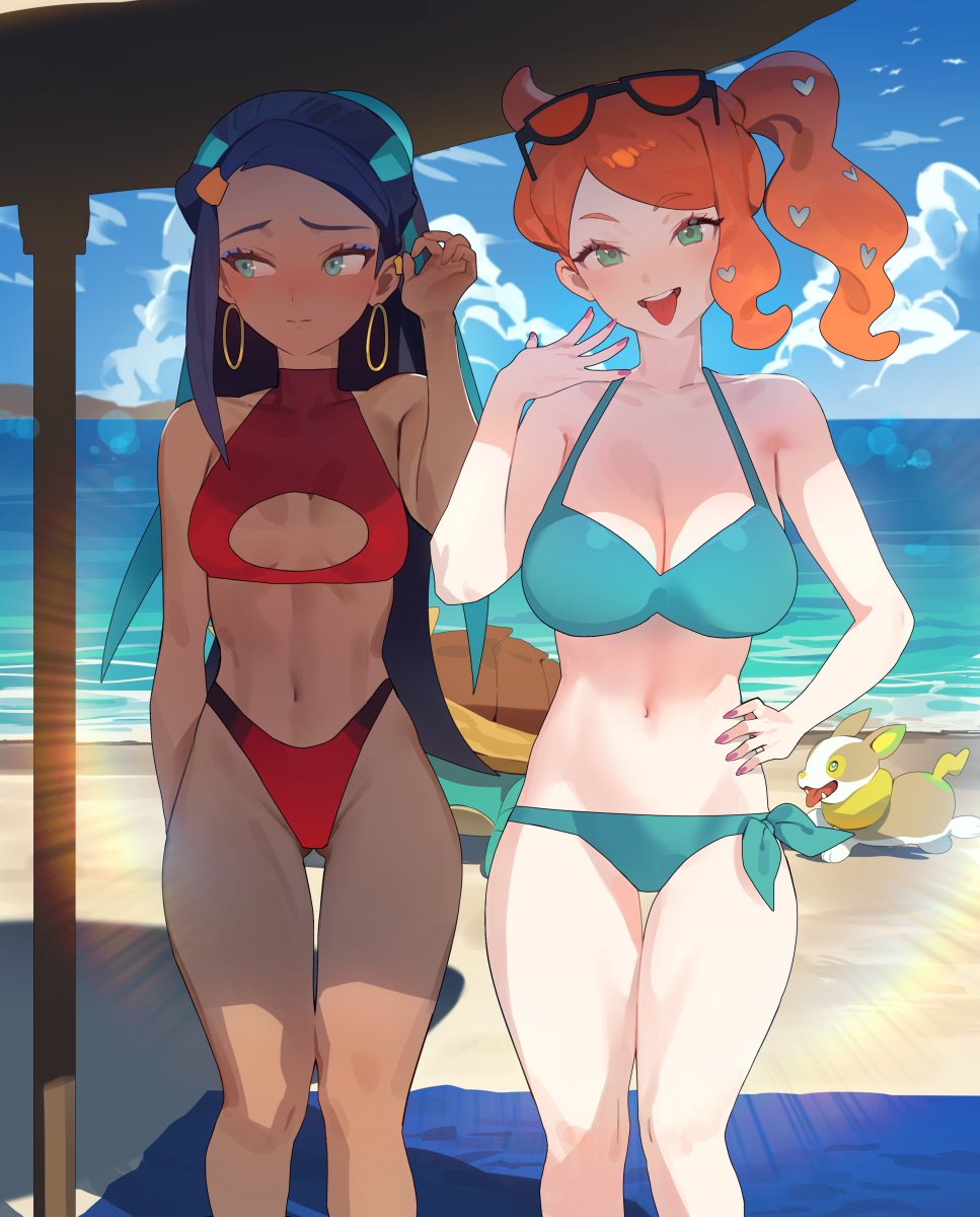 Sonia And Nessa Go To The Beach Hood Thighdeolog