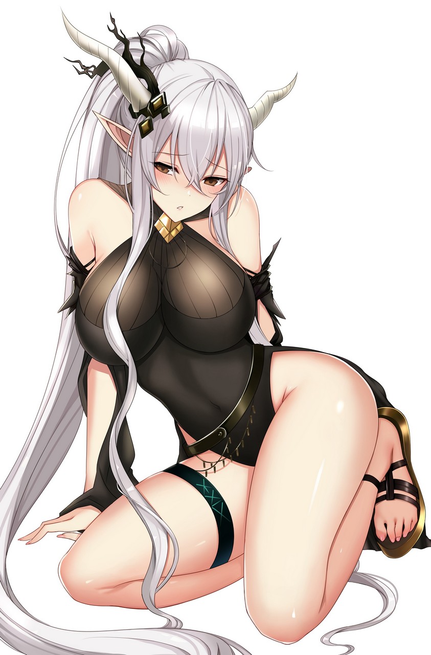 Swimsuit Shining Ateoyh Arknights Thighdeolog