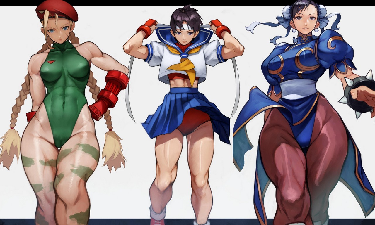 The Ladies Of Street Fighter Yoshi55level Thighdeolog