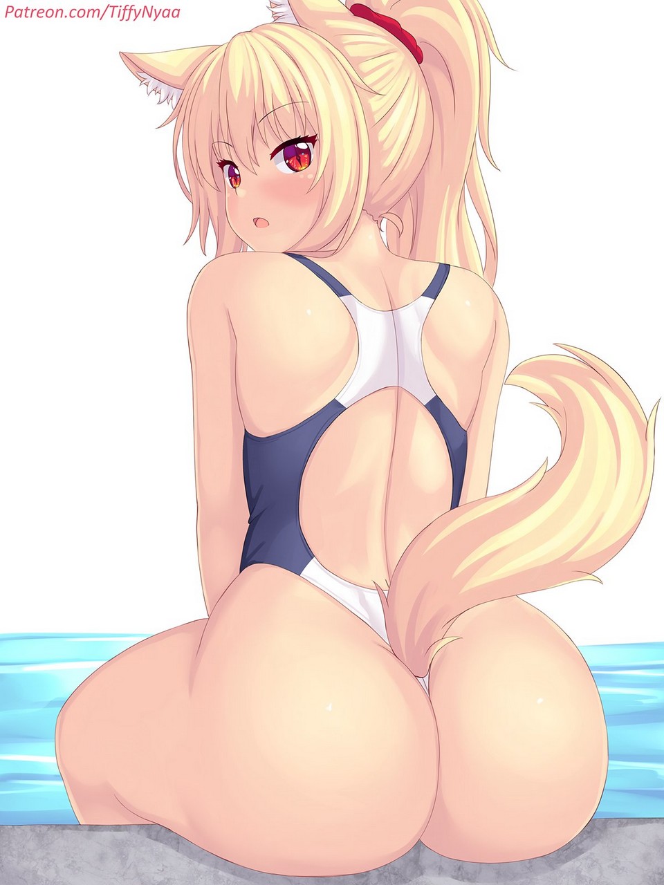 Tiffy In Her One Piece Swimsuit Thighdeolog