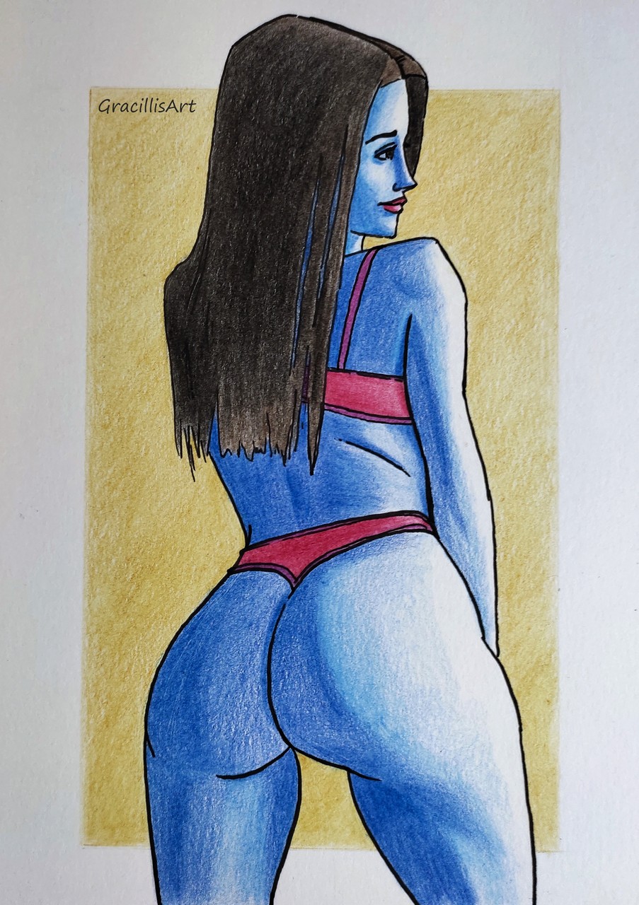 Traditional Drawn Booty By Me Thighdeolog