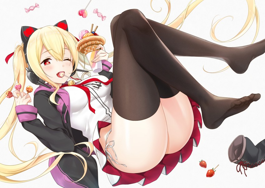 Twintail Blond Gamer Thick Shipgirl Thighdeolog