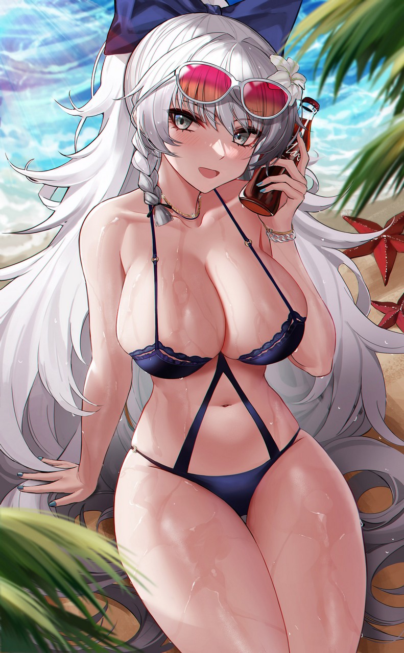 Vittorio Veneto Cooling Down With A Cola Eternity Azur Lane Thighdeolog