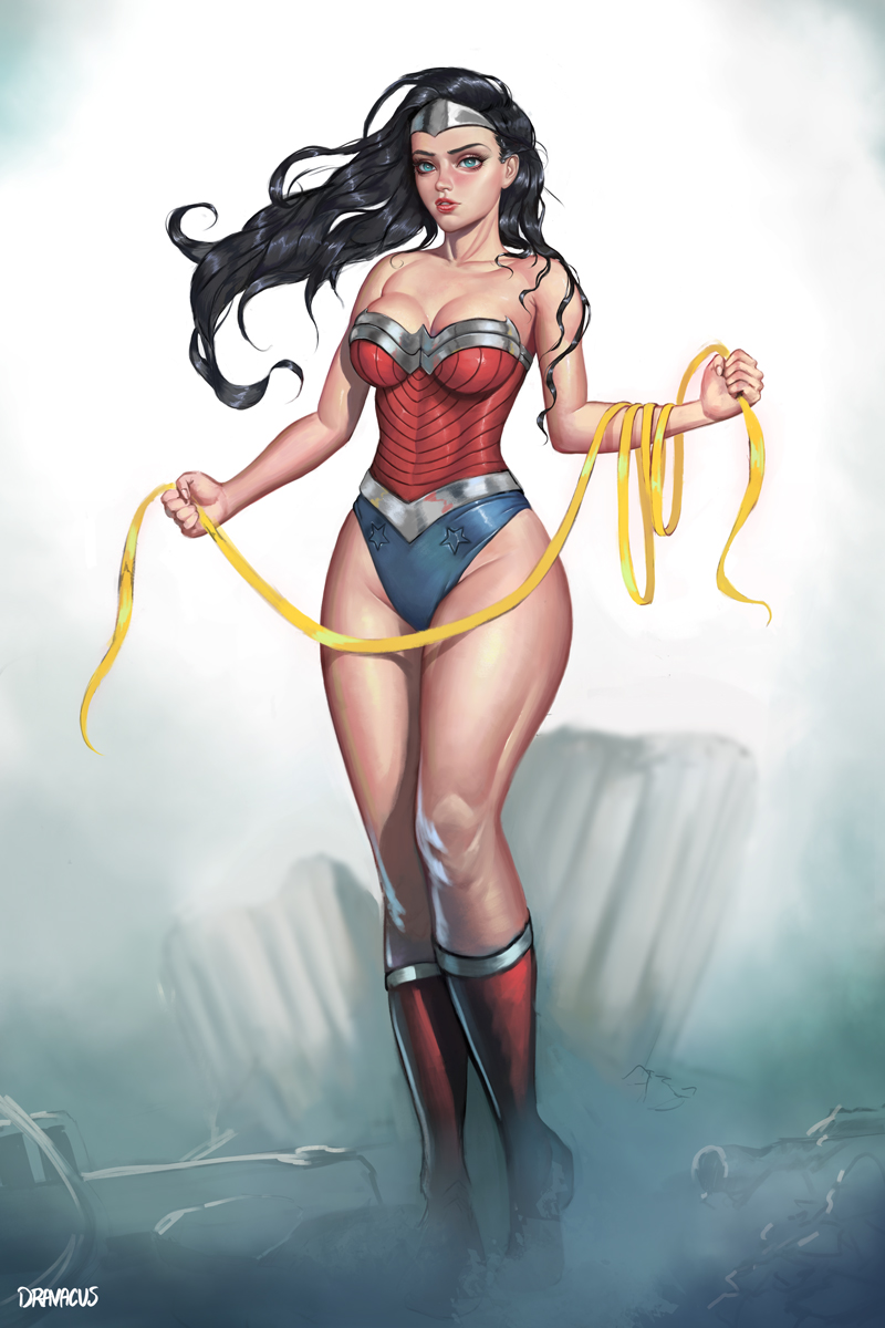 Wonder Woman By Dravacus 2021 Thighdeolog